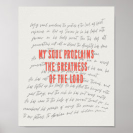 A Poster de Oração Magnífica