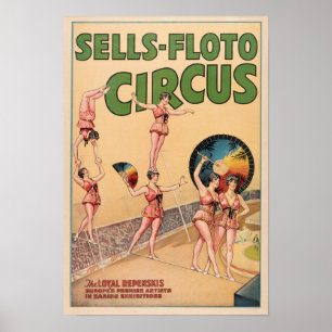 A Poster do Circo de Trope de Trope dos Repenskis 