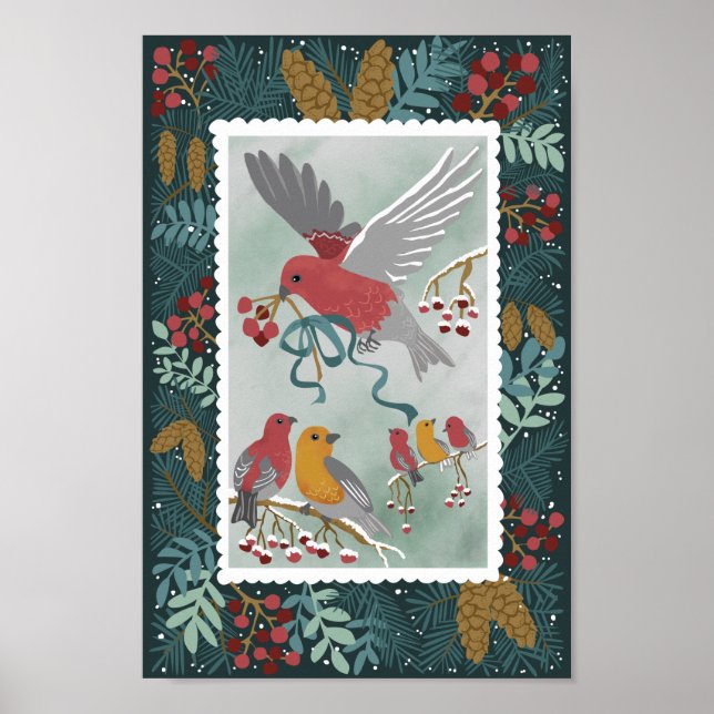 A Poster Verde da Canção de inverno (Frente)