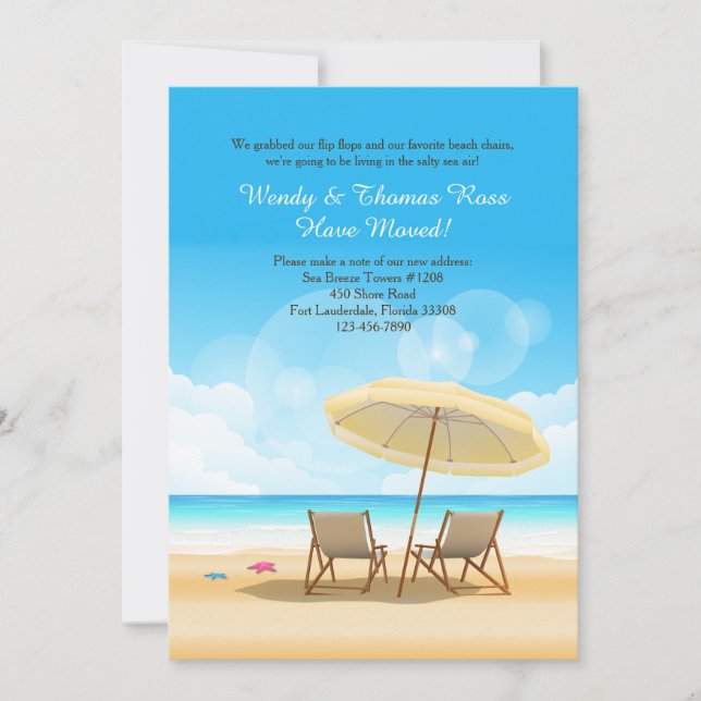 A Praia Aguarda Anúncio de Mudança (Frente)