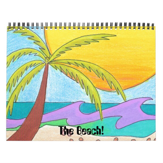 A praia! Calendário (Capa)