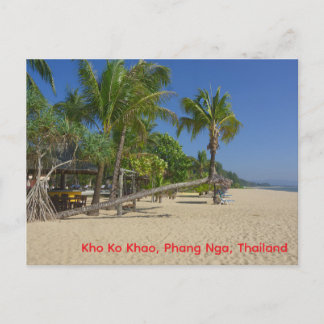 A Praia, Kho Ko Khao, Phang Nga Cartão Postal