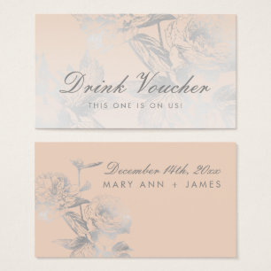 A prata floral simples Wedding do comprovante da
