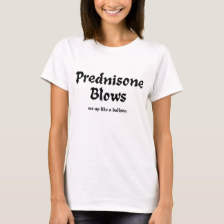A prednisona funde o t-shirt