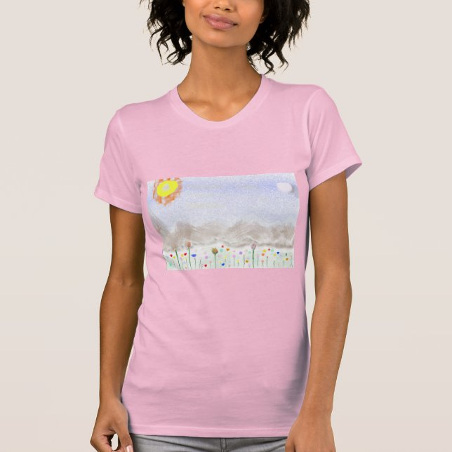 A primavera chegará! Camiseta de Arte Impressionis (Frente)
