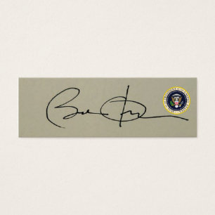 A primeira ASSINATURA de Barack Obama como o