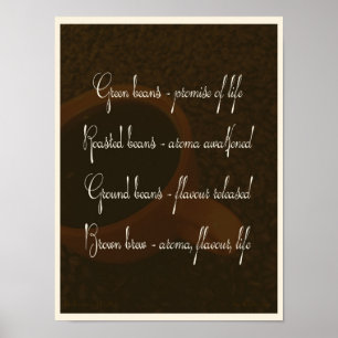 A promessa do café - poster