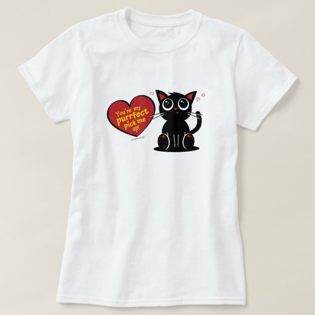 A Purrfect Me Pega Na T-shirt (Frente do Design)