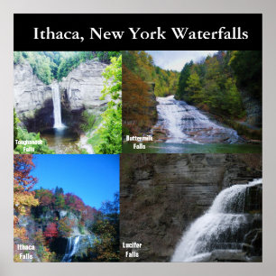 A QUEDA DO poster DE ITHACA NOVA YORK