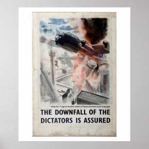 A queda dos Ditadores é Poster de Propaganda