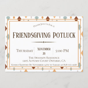 A queda dos povos deixa o convite de Friendsgiving