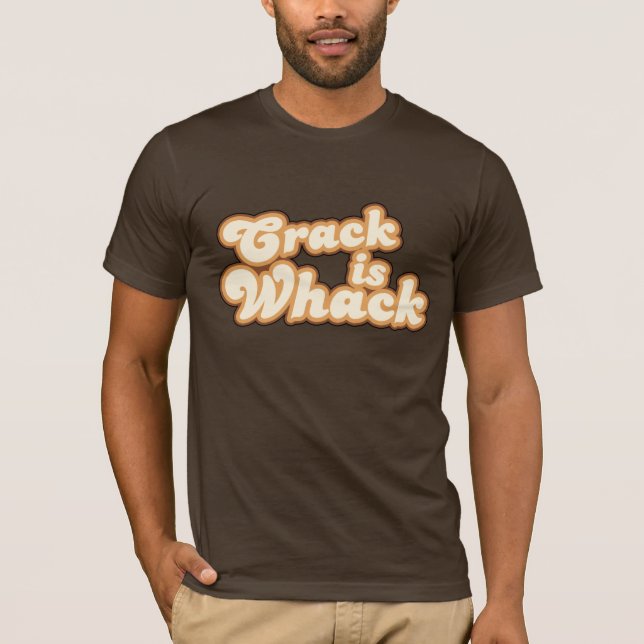 A rachadura é t-shirt do Whack (Frente)