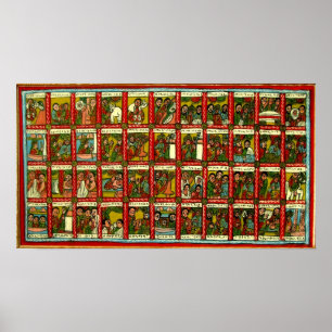 A rainha de Sheba e rei Solomon Poster