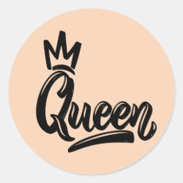 A rainha do amor próprio cita o autocolante quadra