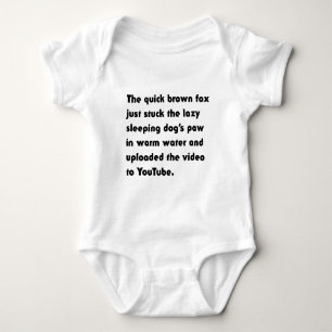 A Raposa Marrom Rápida Acaba de Enfiar... Camiseta