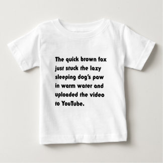 A Raposa Marrom Rápida Acaba de Enfiar... Camiseta