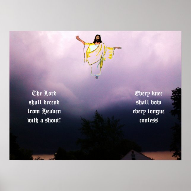 A RAPTURA NA POSTER DO CÉU (Frente)