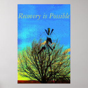 A recuperação é poster inspirador possível