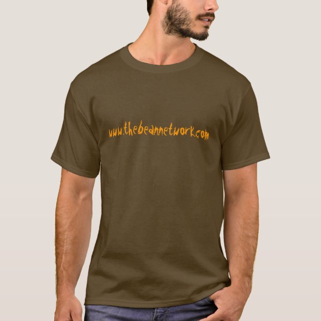 A rede do feijão - camisa do Web site dos homens (Frente)