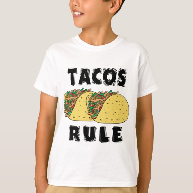 A regra do Tacos caçoa o t-shirt (Frente)