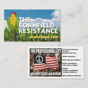 A resistência do campo de milho - cartões do Web