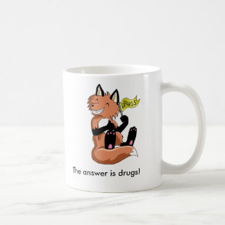 A resposta é drogas - caneca