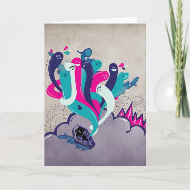 A ressurreição do Cartão de Nota de Felicidade (Frente)