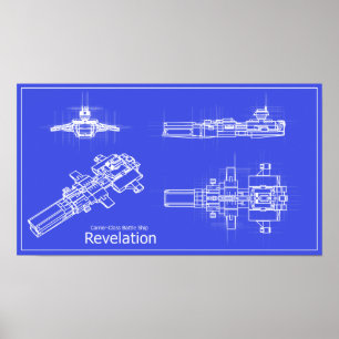 A revelação da galáxia Blueprints o poster