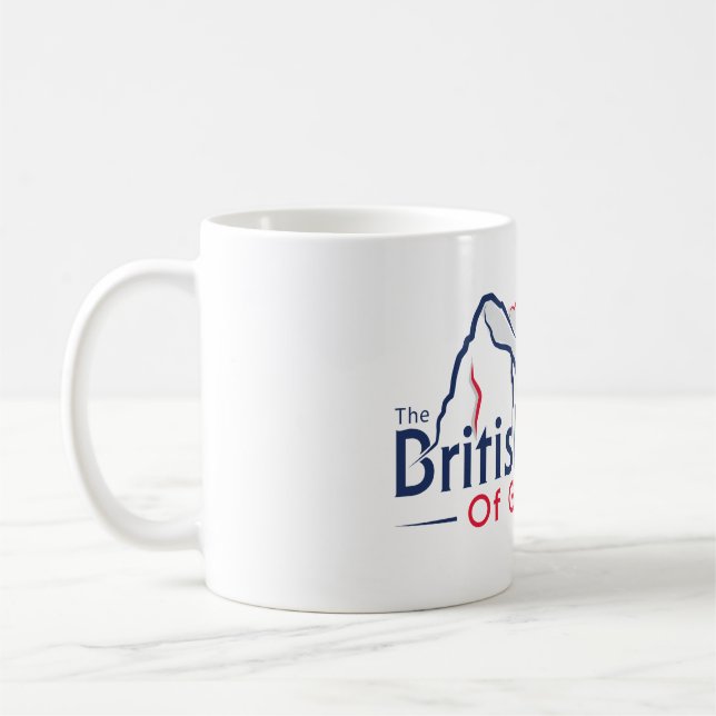 A rocha britânica da caneca de Gibraltar (Esquerda)