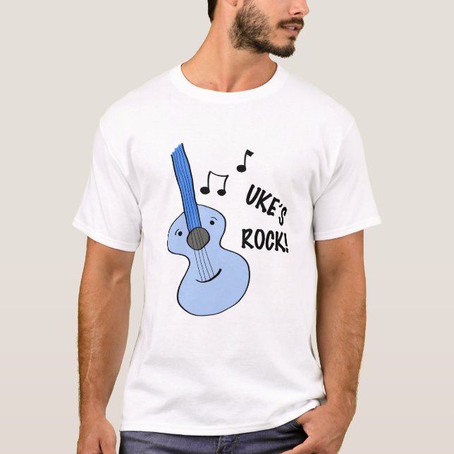 A rocha de Uke! T-shirt (Frente)