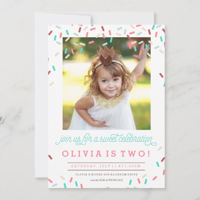 A ROSQUINHA COR-DE-ROSA POLVILHA O CONVITE DO (Frente)