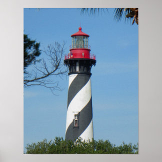 A RUA. POSTER AUGUSTINE LIGHTHOUSE