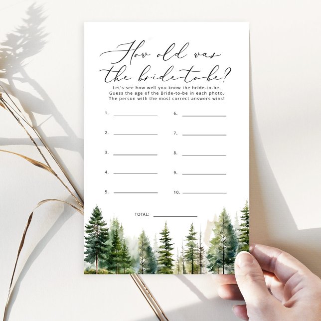 A rusticidade da floresta tinha a idade da noiva. (Criador carregado)