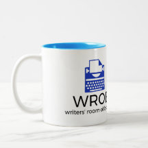 A sala dos escritores caneca do aniversário de