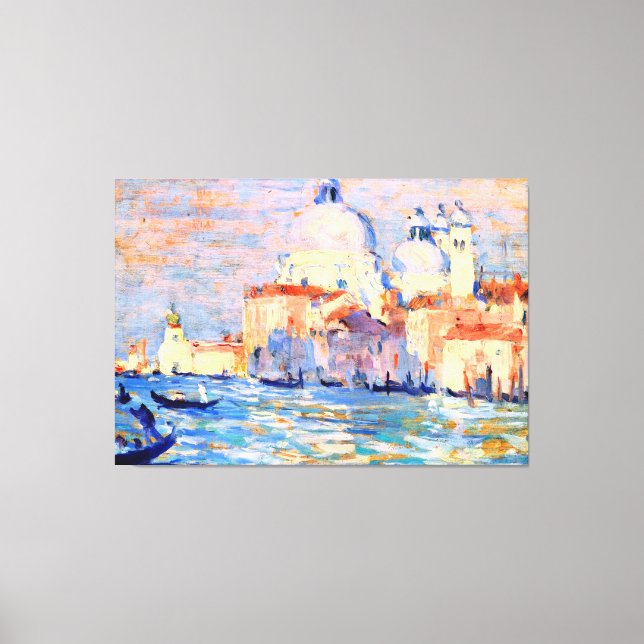 A Salute, Veneza, Impressão em Tela Esticada (Frente)