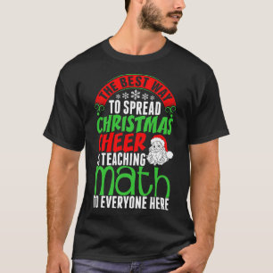 A Saúde De Natal Está Ensinando A Camiseta Da Mate