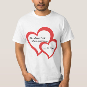 A Secreto da Felicidade É Você Camiseta Motivacion