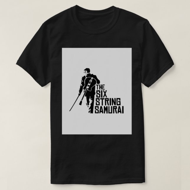 A seis cordas Samurai Graphic T-Shirt (Frente do Design)