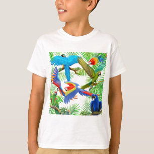 A selva do Macaw caçoa o t-shirt