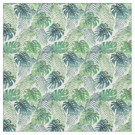 A selva tropical deixa Design Tecido