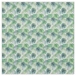A selva tropical deixa Design Tecido