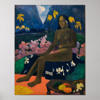 A Semente do Areoi por Gauguin - Poster