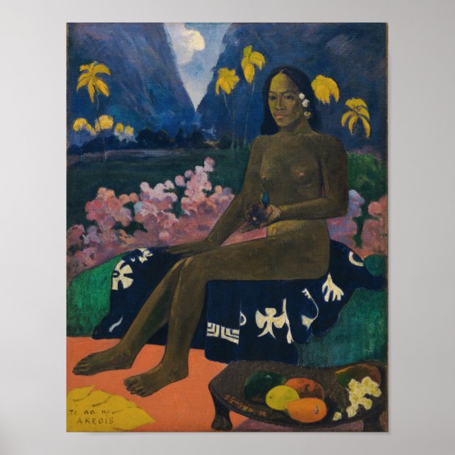 A Semente do Areoi por Gauguin - Poster (Frente)
