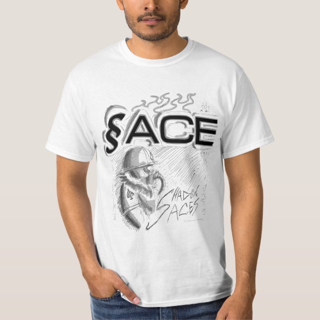 A sombra Aces o t-shirt (Frente)