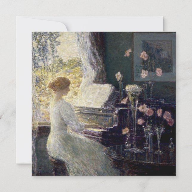 A Sonata de Frederick Childe Hassam (Frente)