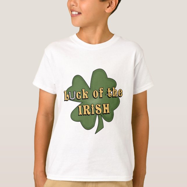 A sorte do irlandês caçoa o t-shirt (Frente)