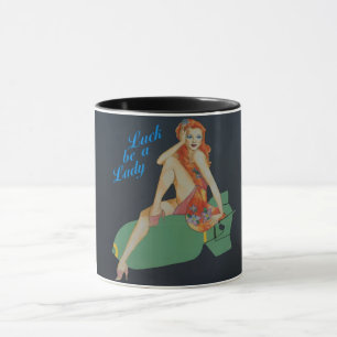 A sorte seja uma caneca da senhora café