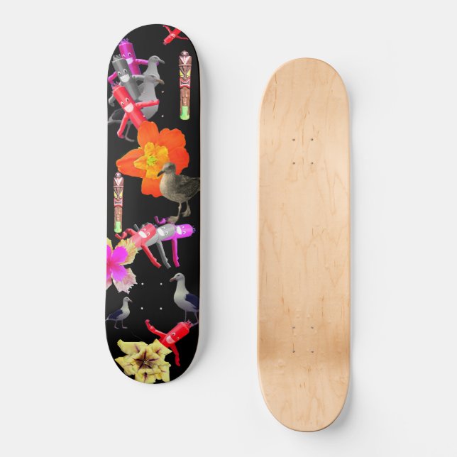 A Stopover in Paradise Skateboard (Frente)