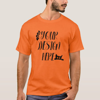 A SUA DESIGN AQUI Halloween Mockup T-Shirt
