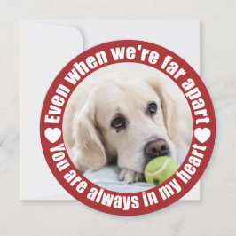 A SUA FOTOGRAFIA Fora do Amor Cartão Personalizado